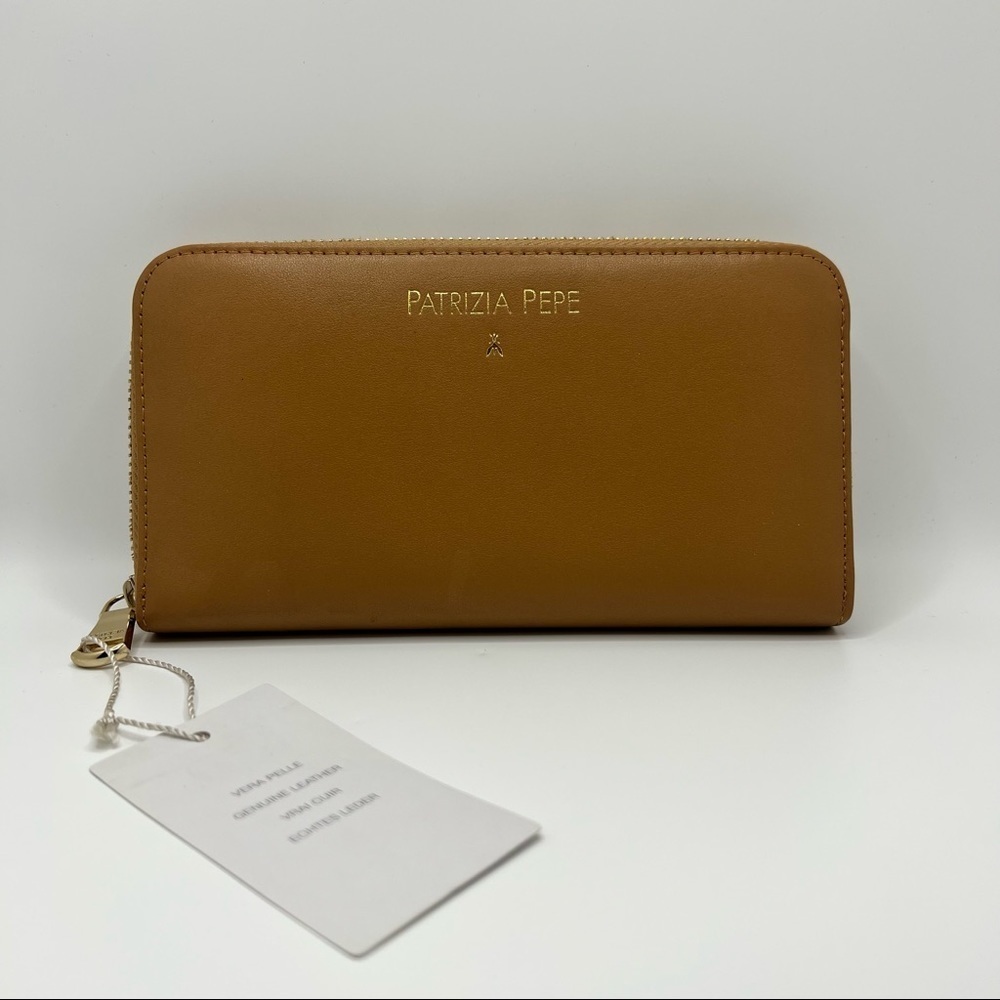 Patrizia Pepe Brown Leather Wallet